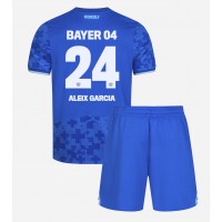 Dres Bayer Leverkusen Aleix Garcia #24 Tretina pre deti 2025-26 Krátky Rukáv (+ trenírky)